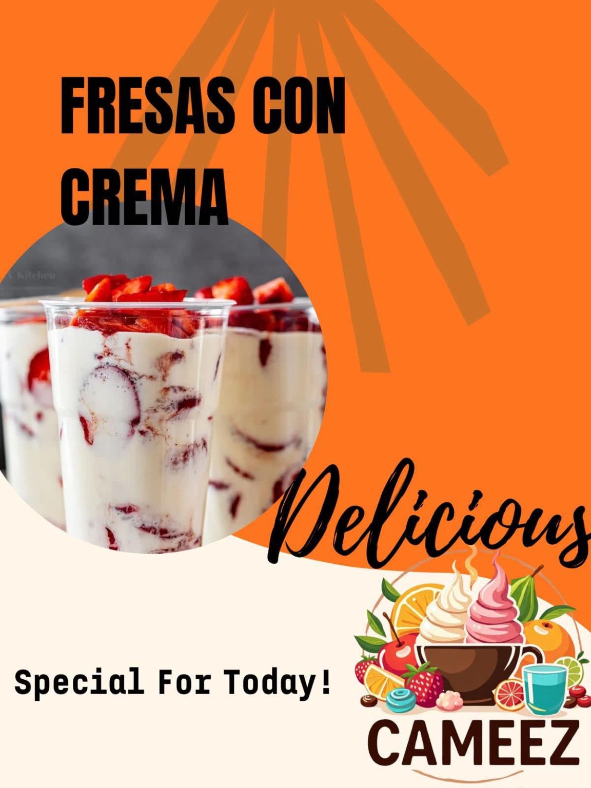 Fresas con Crema